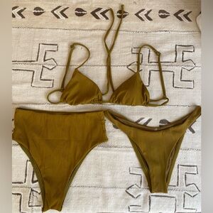 Vitamin A Bikini Matcha Ecorib - 3 pc set!